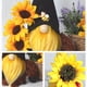 thumbnail image 2 of Gnomo de girasoles de peluche, adornos de muñeca Tomte enano elfo sin rostro (negro), 2 of 5