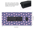 thumbnail image 3 of Disketp Cute Pig Gaming Mouse Mat Long Extended Mouse Pad Desk Mat Non-Slip Rubber Mice Pads Stitched Edges(315.5 x 16 x 0.12 Inches), 3 of 8