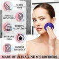 thumbnail image 3 of Microfiber Facial Scrubber, Three Packs of 3 (9 Total Scrubbers) - Assorted Colors, 3 of 9