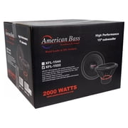 American Bass XFL-1522 2000w 15 Competition Car Subwoofer 3 Voice Coil/200Oz