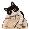thumbnail image 6 of Cat Wall Clock Modern with Swinging Tail Silent for Kids Room Bedroom Home Decor, 6 of 6