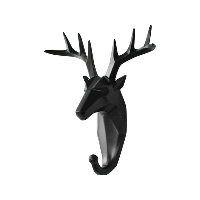 Wall Hooks Wall Coat Hooks Animal Hook Free Punch Deer Head Coat Hook Wall Coat Hook Key Wall Mount