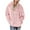 Pink, variant on YYDGH Women's Long Sleeve Sherpa Pullover Fuzzy Fleece Sweatshirt Casual Loose Fuzzy Hoodies with Pockets Pink S