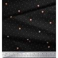 thumbnail image 3 of Soimoi Crepe Silk Fabric Artistic Flower & Dots Print Fabric by Yard 42 Inch Wide, 3 of 3