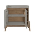 thumbnail image 4 of Essence 5-Bottle Wine Buffet Stand in Grey, 4 of 9