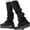 Black, variant on Warmers For Women Winter Neon Ribbed Leg Socks Outfit Eighty's Party Sports Yoga, B, Khaki