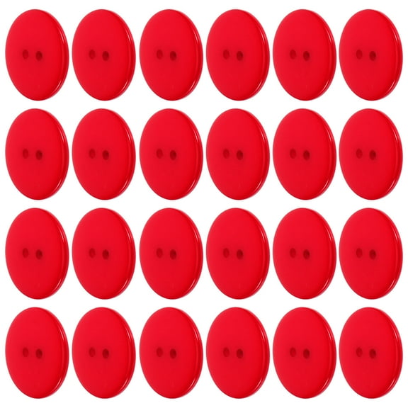 100pcs Round Resin 2 Hole Sewing Buttons Fasteners for Scrapbooking Apparel Crafts DIY Decoration Supplies