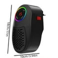 thumbnail image 7 of Wall Space Heater, Plug In Heater Cyber Heater, Plug In Electric Heater 3S Fast Heating, Portable Heater for Office Drom Room Heaters For Indoor Use, 7 of 7