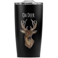 thumbnail image 2 of Oh Deer Dear Funny Stainless Steel 20 oz Travel Tumbler, Vacuum Insulated & Double Wall with Leakproof Sliding Lid | Great for Coffee/Hot Drinks and Cold Beverages, 2 of 6