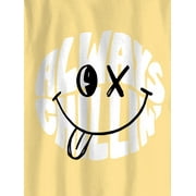 Wonder Nation Boys & Big Boys Always Chillin Short Sleeve Graphic T-Shirt, Sizes 4-18