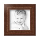 thumbnail image 2 of ArtToFrames 5" x 5" Walnut Picture Frame, 5x5 inch Brown Wood Poster Frame (WOM-4096), 3 Pack, 2 of 8