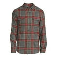 thumbnail image 2 of George Men's and Big Men's Super Soft Flannel Shirt, up to 5XLT, 2 of 4