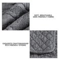 thumbnail image 4 of Travan 3-Piece Queen Quilt Set Quilted Bedspread Oversized Microfiber Lightweight Bedspread Coverlet Set with Shams Bedding Set for All Season Grey Queen Size, 4 of 5