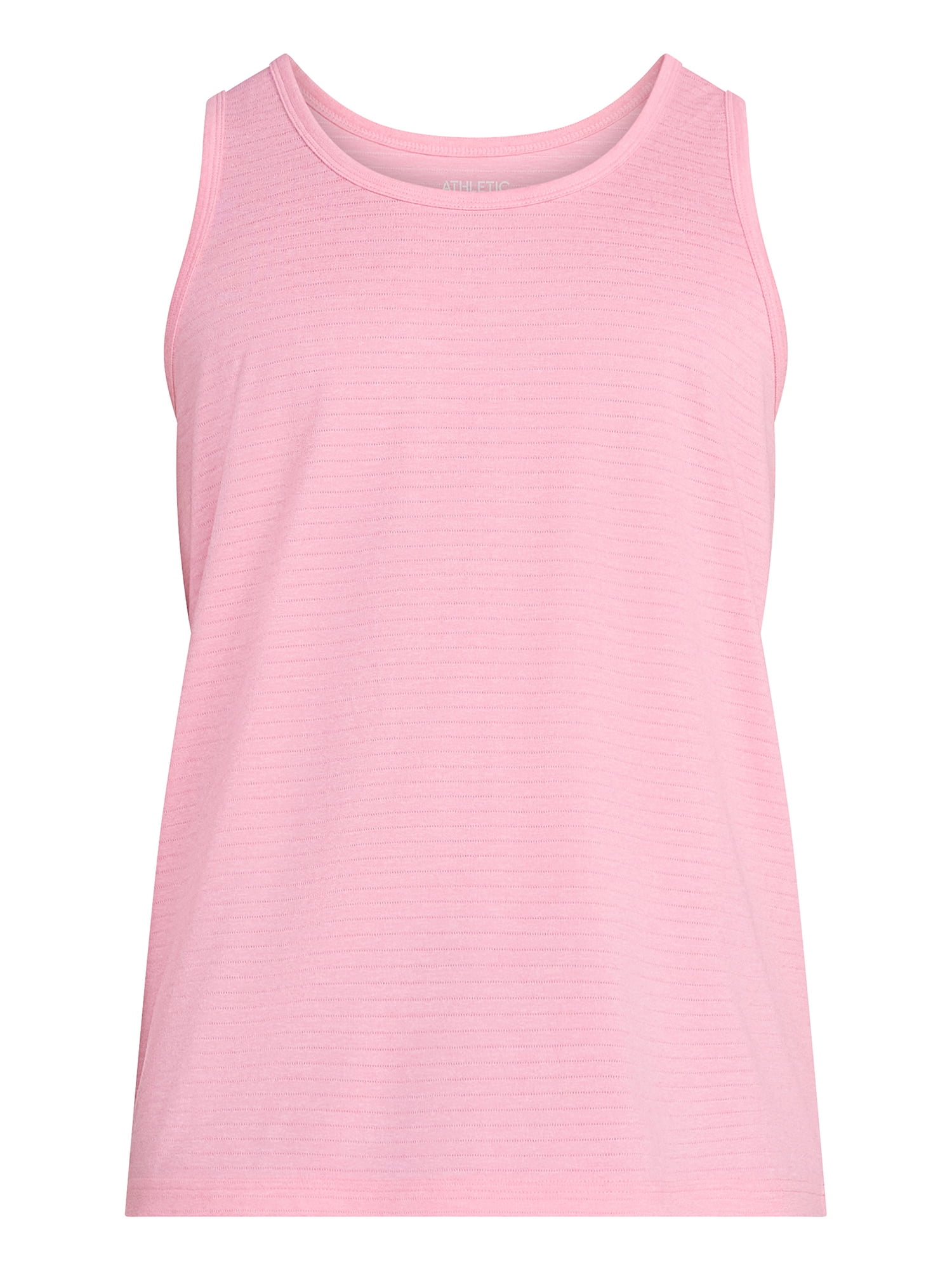 Athletic Works Men's and Big Men's Stripe Jersey Active Tank Top, Sizes S-3XL