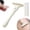 Beige, variant on Meat Scraper, Stainless Steel Meat Trimmer with 10 Replacement Blades for Beef Pork Brisket Membrane Removal BBQ Kitchen Tool