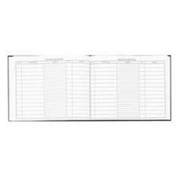 Acco-Wilson Jones WLJS490 Register Book- f- Visitors- 1500 Entries- 8-.50in.x11-.50in.- Red