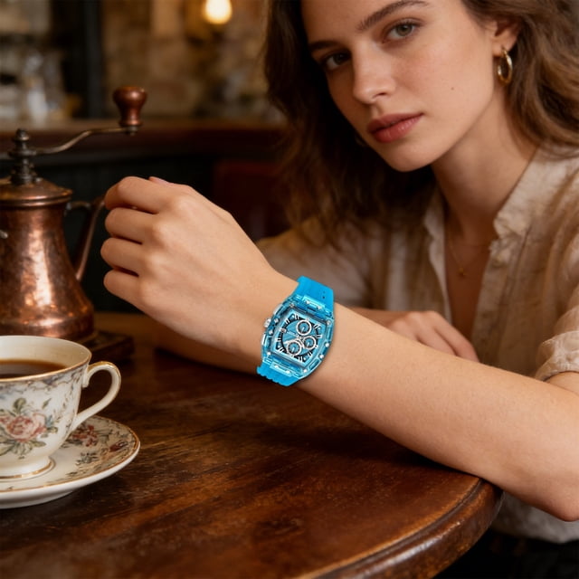 Reloj de negocios para hombre con manecillas luminosas – Reloj de pulsera cronógrafo de cuarzo resistente al agua para ocasiones formales y uso diario, reloj analógico clásico para la oficina y u