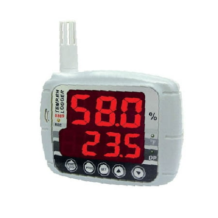 General Tools LTH8809DL Temperature & Humidity Monitor with Data Logger