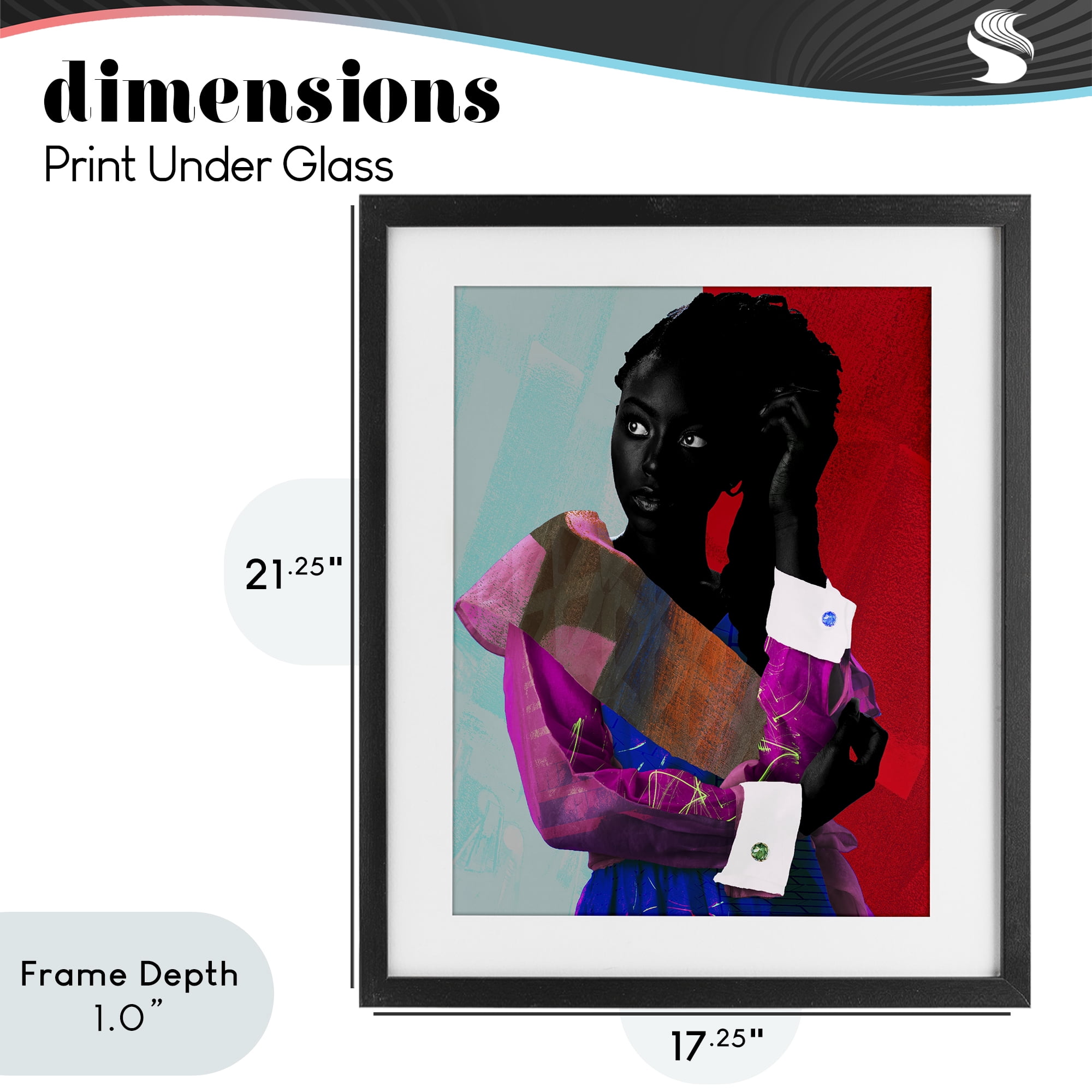 Stupell Industries New York Fashion Style Black Framed Print Under Glass, design by NUMA Art