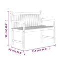 thumbnail image 4 of vidaXL 4 Piece Garden Dining Set Solid Wood Teak, 4 of 5