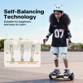 thumbnail image 6 of MOSTA All Terrain Self-Balance Scoote ,Electric Scooter Board for Kids & Adults with Bluetooth and Led Lights,6.5 inch, 9 Miles Max 165 lbs capacity Perfect Gift, 6 of 8