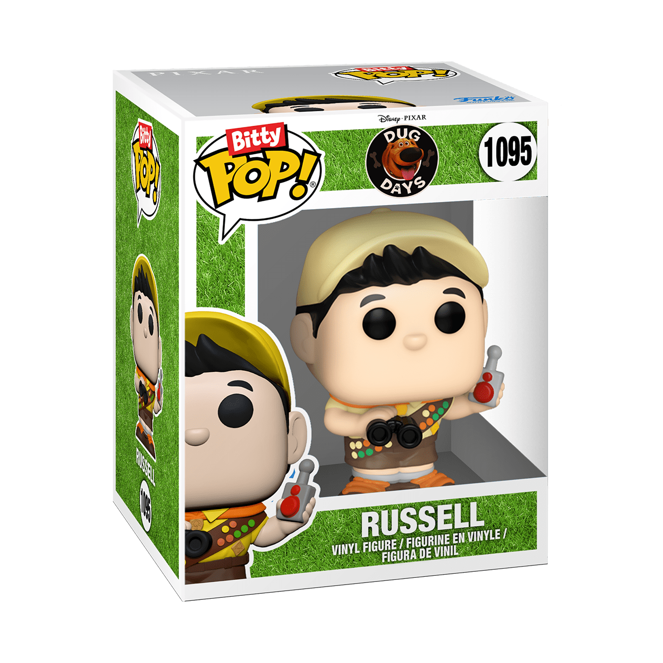 Funko Bitty Pop! Pixar - UP 4PK - Carl, Russell (Dug Days), Dug and A