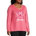 thumbnail image 5 of Women's Plus Size Cooldri Long Sleeve Graphic V-neck, 5 of 5