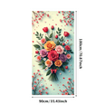thumbnail image 1 of Floral Backdrop Banner Flower Arrangement Background for Wedding Party Photography Props Decoration Event Romantic Setting Elegant Roses Garden, 1 of 4
