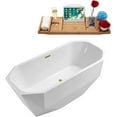 thumbnail image 3 of 59" Streamline N621BGL Freestanding Tub and Tray With Internal Drain, 3 of 7