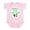 Petal Pink, variant on CafePress - Mommy's Little Lucky Charm Infant Bodysuit - Baby Light Bodysuit, Size Newborn - 24 Months