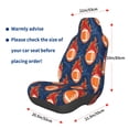 thumbnail image 3 of Balery American Football and Fire Flames Funda de Asiento para Auto con Diseño - Cubierta Frontal Suave y Transpirable con Protector Antideslizante- 1 Unidad, 3 of 5