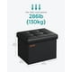 thumbnail image 5 of Taburete plegable Storage Ottoman SONGMICS, pequeño, con reposapiés, negro, 5 of 6