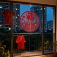 thumbnail image 4 of 20Pcs 2026 Year of Horse Window Sticker Cling Sticker Traditional Paper Cut PVC Window Clings Festival Decoration, 4 of 8