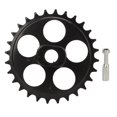 thumbnail image 2 of 28T Bike Sprocket, Replacement Performance Improvement 28T Bicycle Chainring  for Riding, 2 of 7