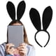 thumbnail image 2 of Rabbit Ear Hair Hoop Tail Bow Tie Set for Halloween Cosplay Party Masquerade Nightclubs Headwear Cosplay Props White, 2 of 4