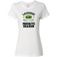 thumbnail image 3 of Inktastic Lacrosse Is My Favorite Season Women's T-Shirt, 3 of 5