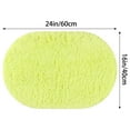 thumbnail image 6 of Unique Bargains Bath Rug Absorbent Soft Thick Shag Bathroom Mat Rugs for Bath Room Green-1 16"x24", 6 of 7