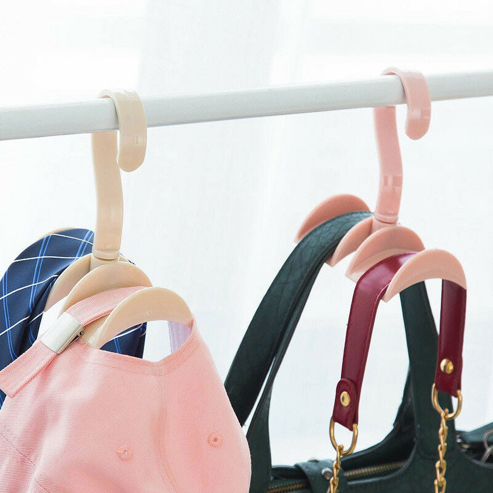 1pc, Space-Saving Purse Hanger for Closet and Organizer for Scarves,  Handbags, Belts, and Backpacks