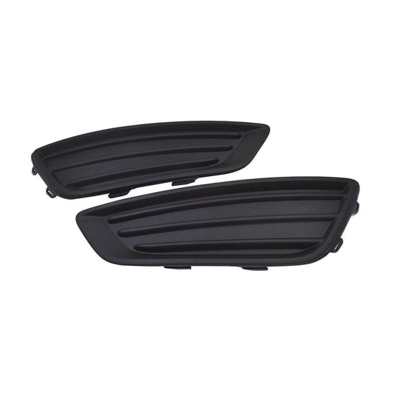 Lilfyxhj Front Bumper Fog Light Grille Cover Left&Right Side for Ford for Focus S/Titanium 15-17 & SE/ 15-18 & RS 16-18 Black GP320323DH