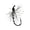Silver1, variant on 5Pcs Hand Tied Fly Fishing Lures Feather Streamer Wet Dry Flies High Carbon Steel Hook Fishing Tackle For Trout Bass Outdoor(Silver1-1.46X0.58Cm)