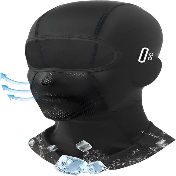 HBMYN Balaclava Face Mask with Glasses Holes for Men and Summer Cooling Shiesty Sun UV