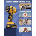 AUTDER 21V Tire Inflator & Vehicle Pump, 180PSI Air Compressor with