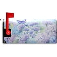 thumbnail image 4 of Spring Mailbox Covers, Purple Hydrangea Butterfly Mailbox Covers Oxford Cloth Post Box Cover with Magnetic Strip for Garden Yard Decor, 4 of 6