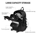 thumbnail image 4 of Mochila Coowoz Casual Daypack para portátil universitario grande, negra, 4 of 5