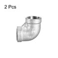 thumbnail image 3 of Stainless Steel 304 Cast Pipe Fitting ,90 Degree Elbow 3/4 BSPT Female x 3/4 BSPT Female Thread 2pcs, 3 of 3