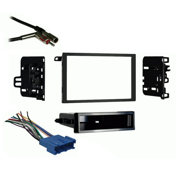 Fits Oldsmobile Regency 1997-1998 Double DIN Harness Radio Install Dash Kit