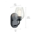 thumbnail image 5 of Kichler 44381 Valserrano 10" Tall Wall Sconce, 5 of 6