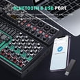 thumbnail image 4 of Mezclador de audio BOMGE Professional Sound Board 8 canales USB Bluetooth, 4 of 7