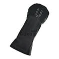 thumbnail image 1 of stanreset Golf Head Covers Driver Fairway Wood Putter Sleeve Hybrid Cover w/Number Tag Black UT 27.5x10cm, 1 of 8