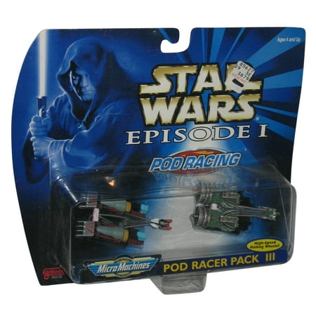 Star Wars Episode 1 Micro Machines Pod Racer III Galoob Toy Pack